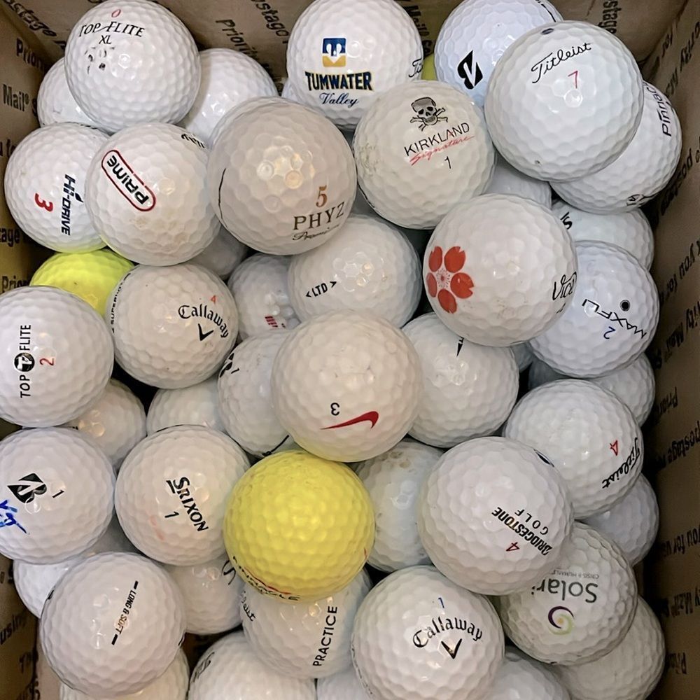 50 Assorted Used Golf Balls